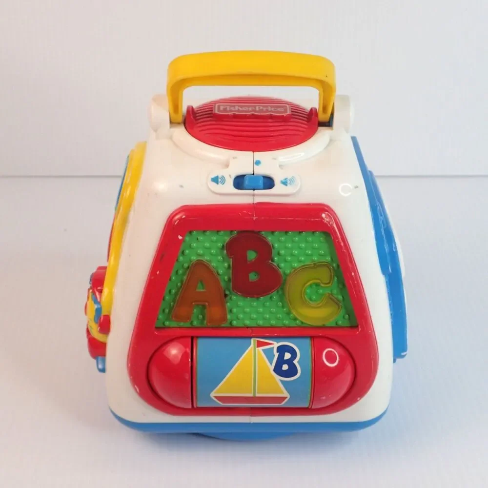 Vintage Fisher-Price Baby Smartronics Turn & Learn 71665 Carry Along Toy